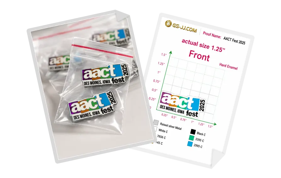 Commemorative Pins for AACTFest 2025
