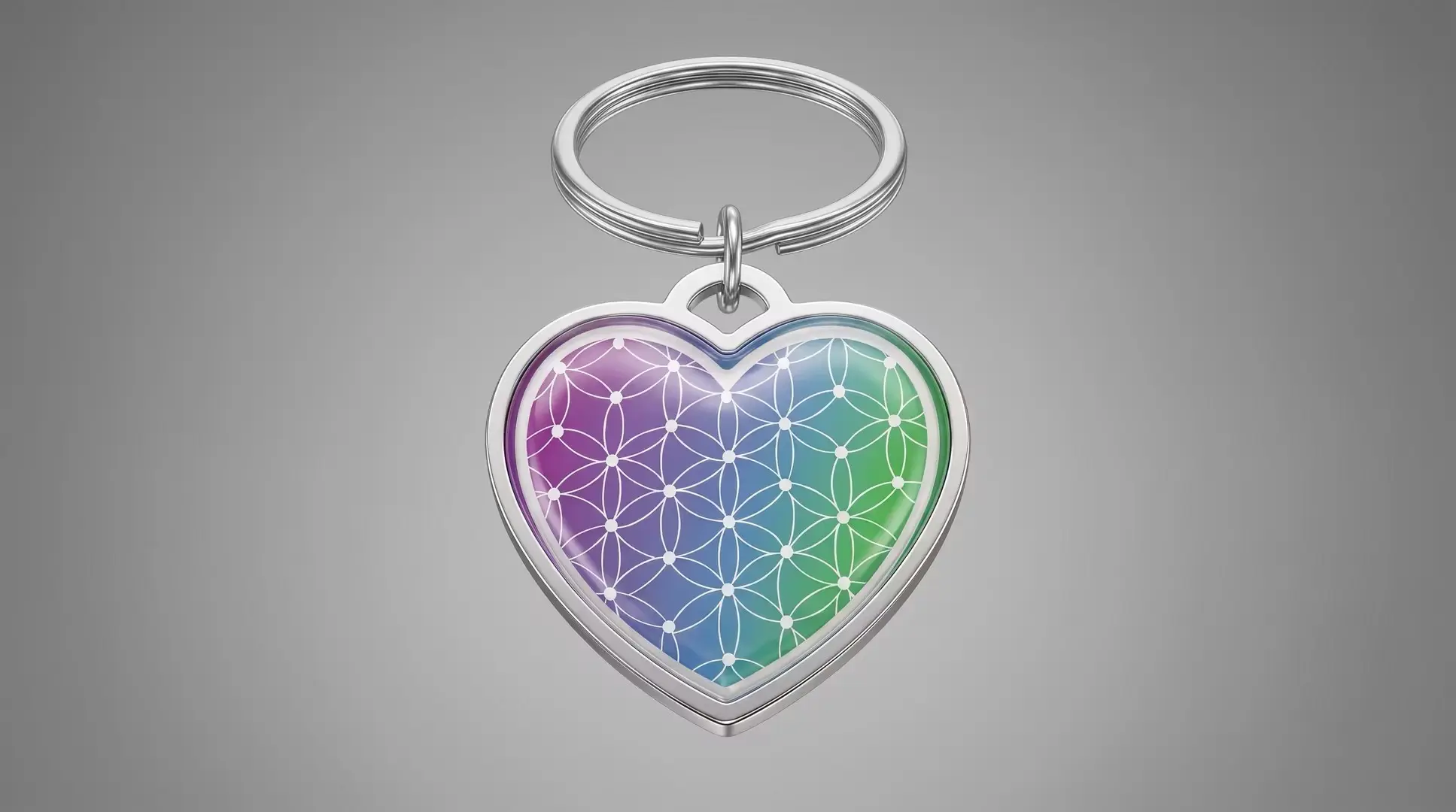 Heart Shape Rush Keychains