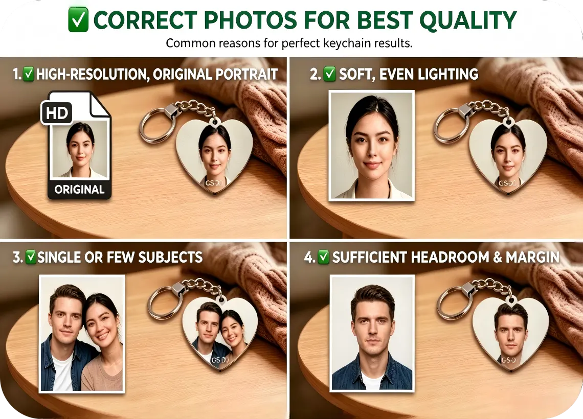 correct photos for best quality