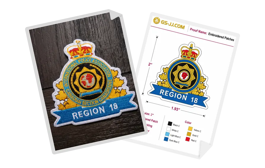Custom Patches for Region 18