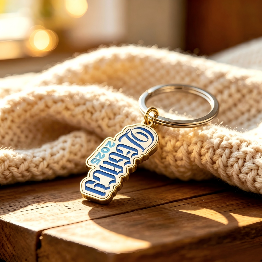 logo photo keychain