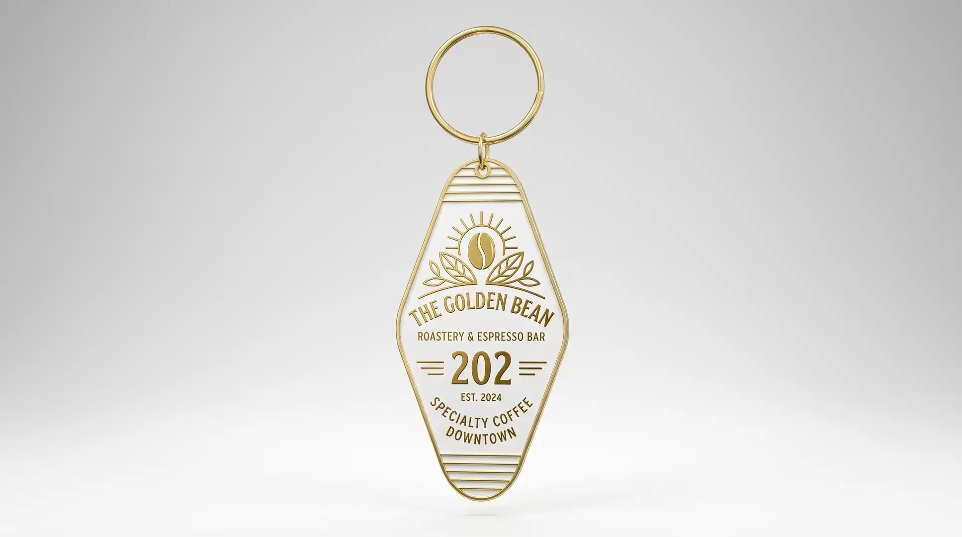 Motel Keychains with Line Rush Keychains