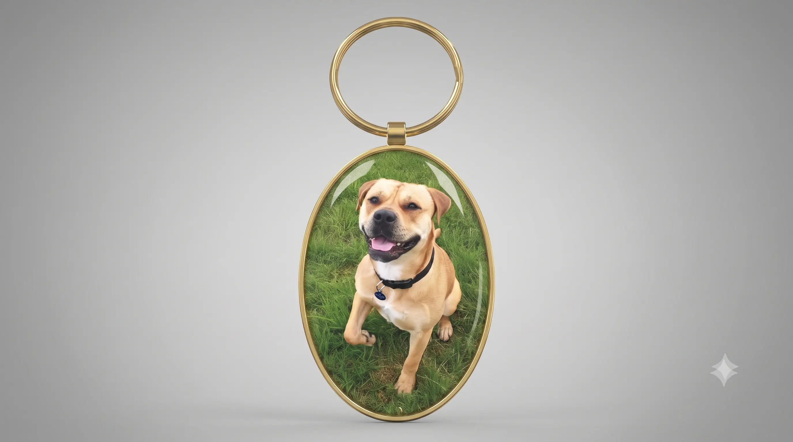 Oval Shape Rush Keychains