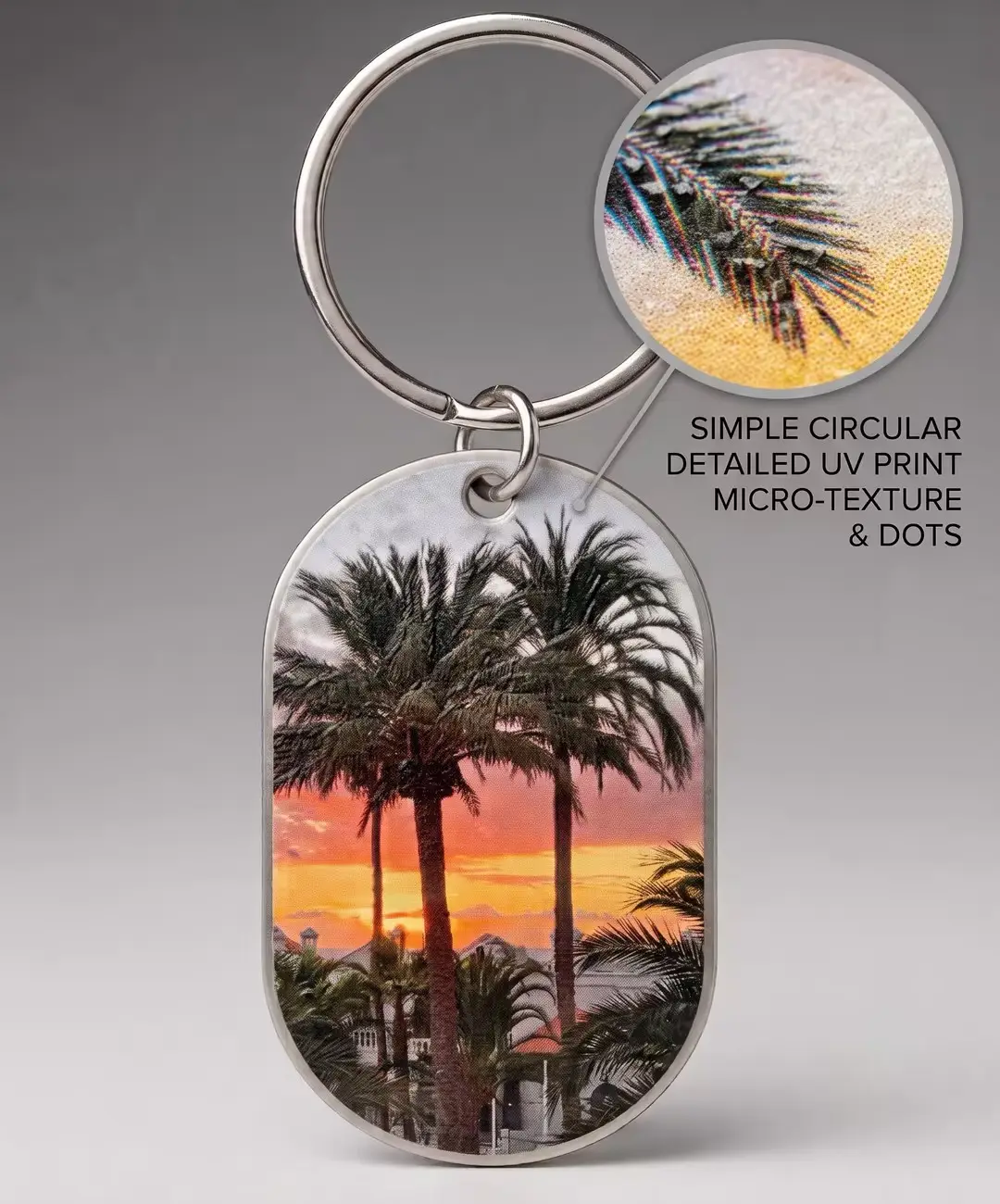 Single-Layer UV Printing for keychains