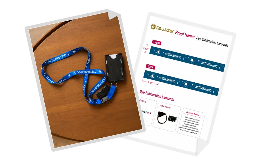 Custom Lanyard for AFTRANS NOC