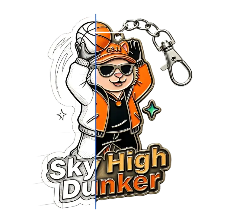 Metal Keychain Generator