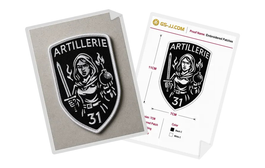 Custom Patches for Artillerie 31 Unit