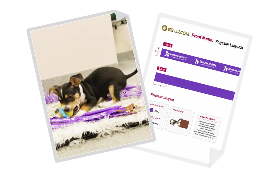 Custom Lanyard for Humane Society of North Central Florida