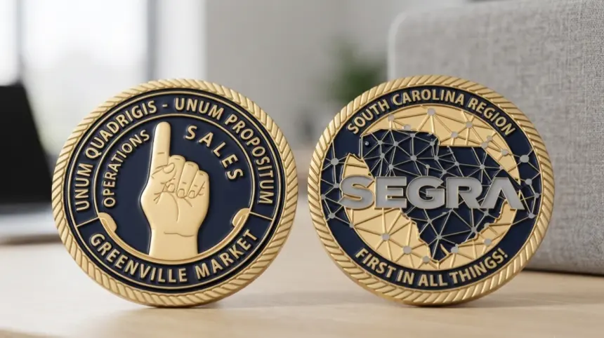 custom award coins