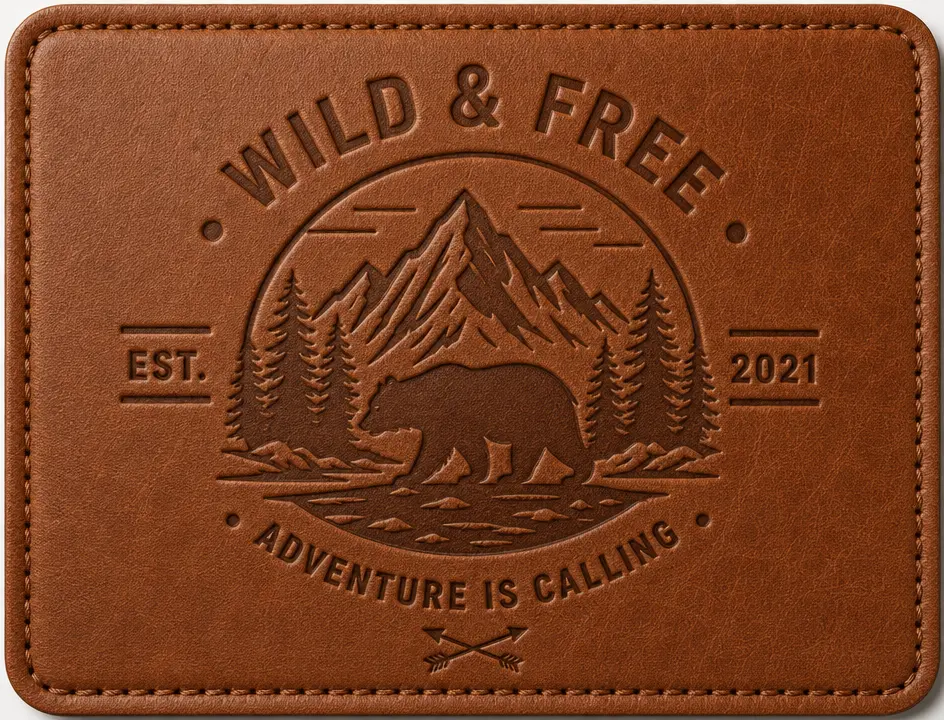 Embossed Leather Patches Embossed Leather Patches