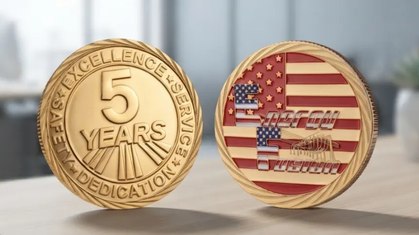 years of service coins