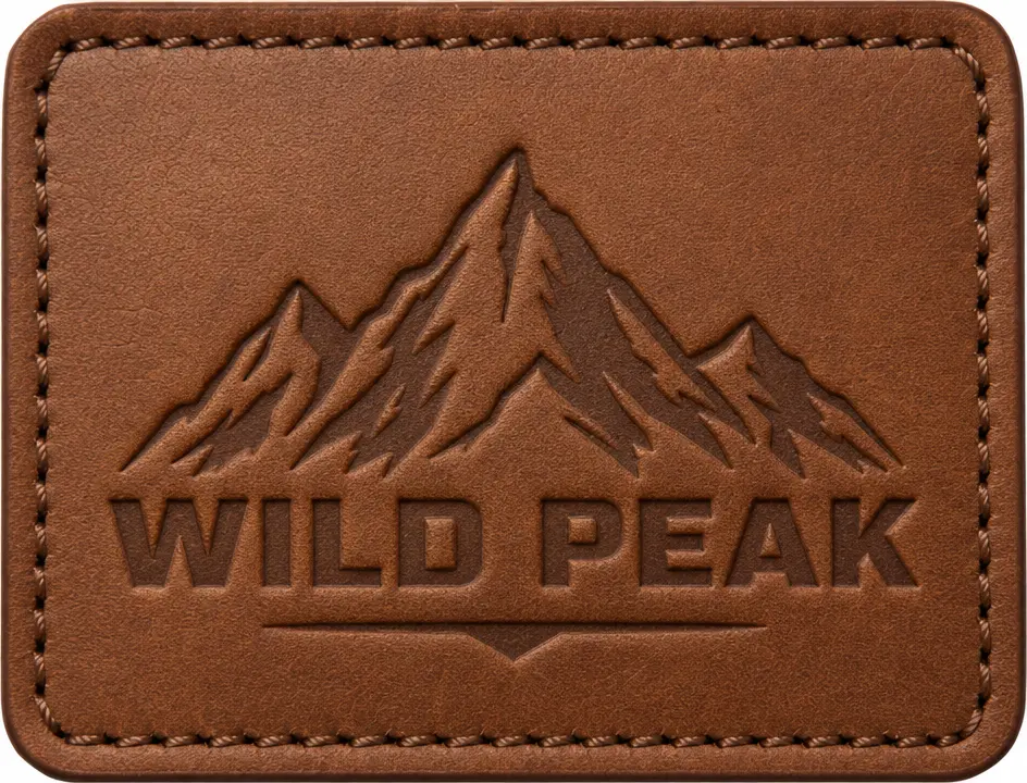 Debossed Leather Patches Debossed Leather Patches