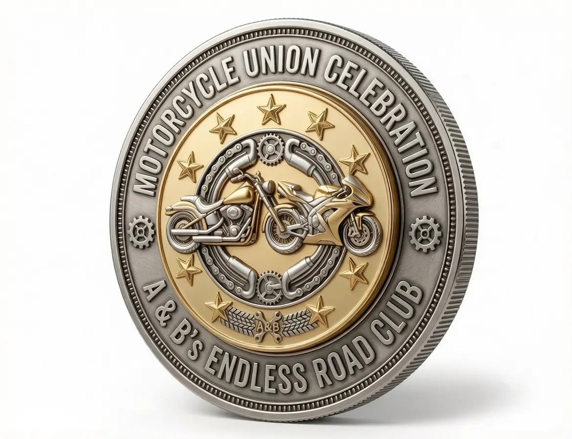 Magnet Golf Motorcycle Challenge Coins Magnet Golf Motorcycle Challenge Coins