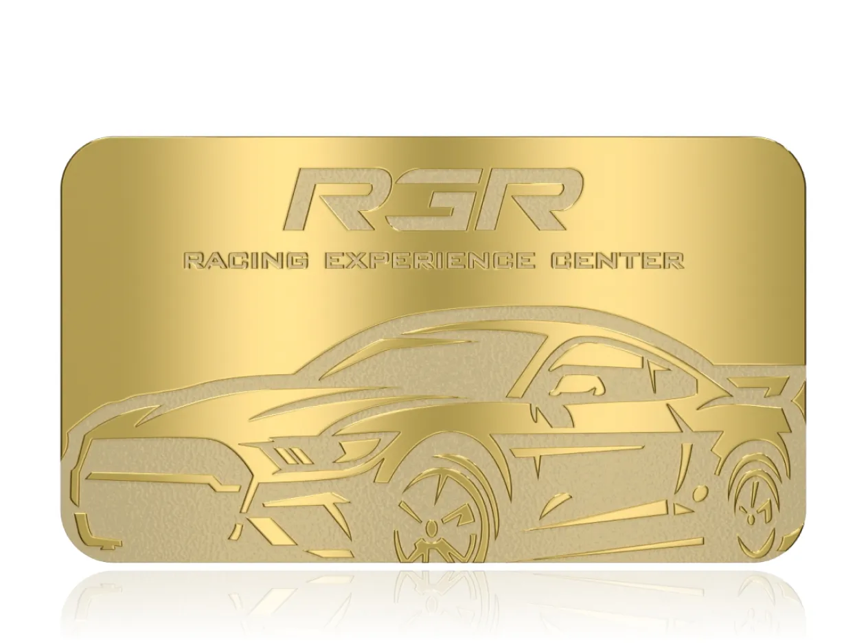 Racing Gold Business Card Racing Gold Business Card