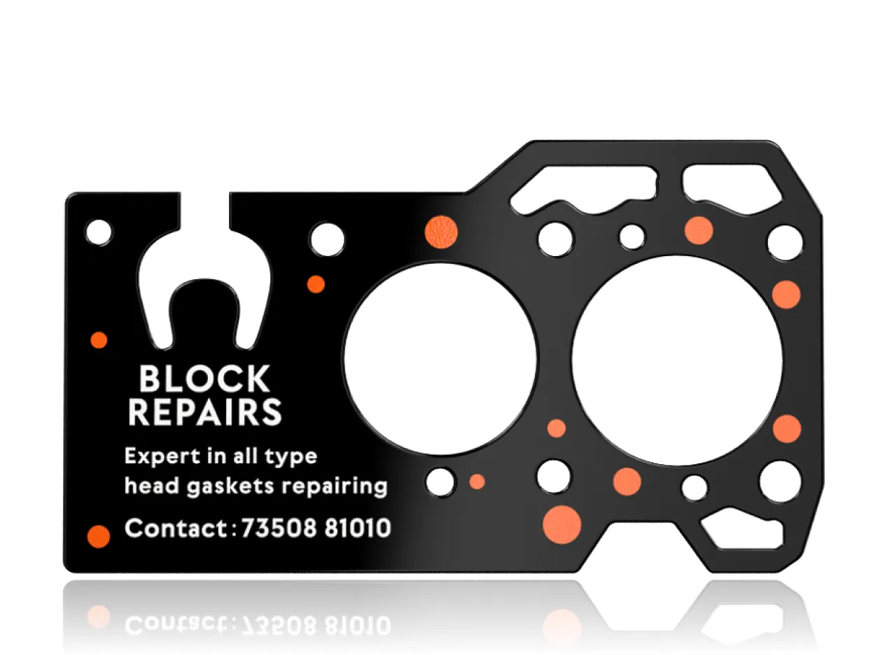 Block Repairs Black Business Card Block Repairs Black Business Card