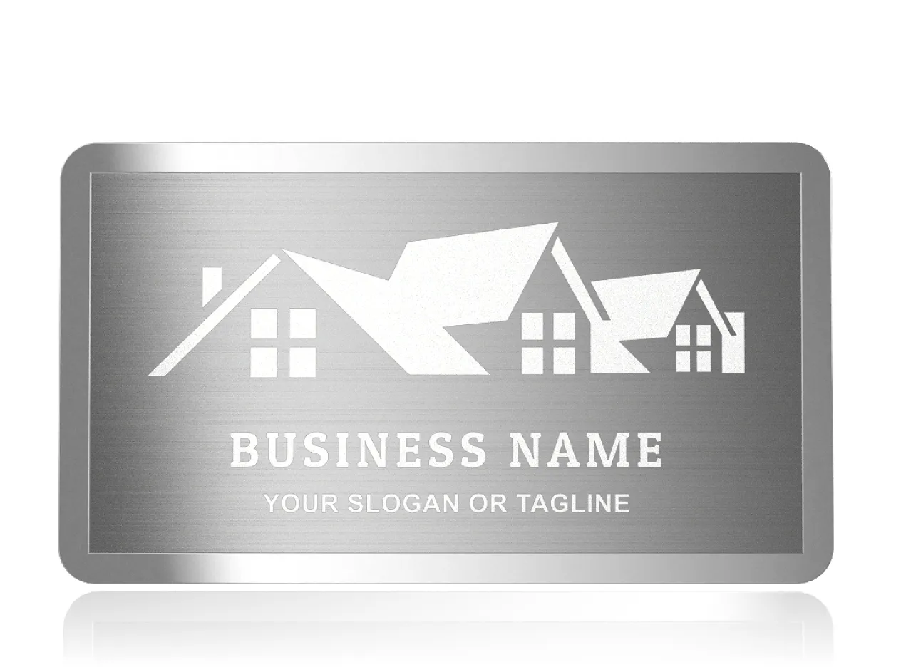 Silver Property Business Card Silver Property Business Card