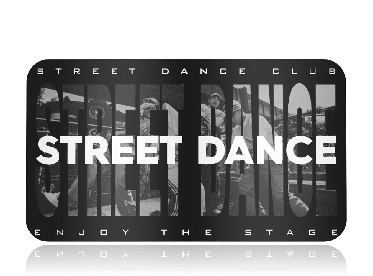Street Dance Club Business Card Street Dance Club Business Card