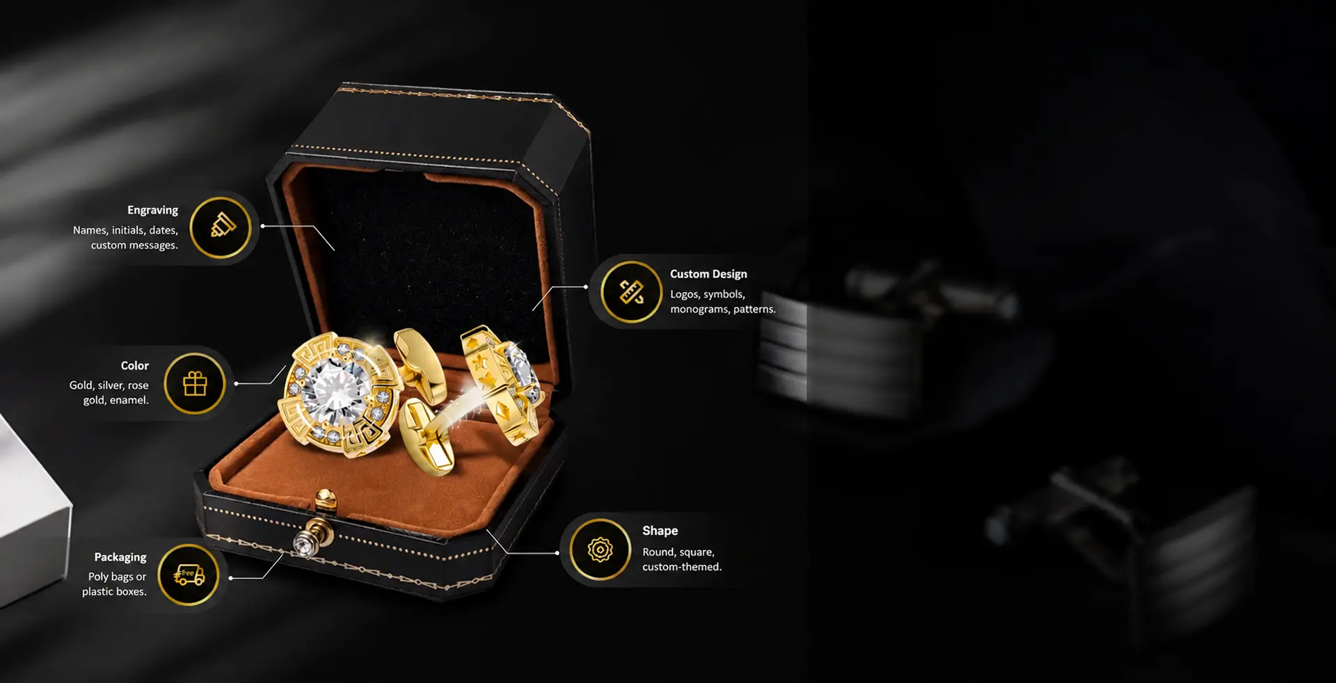 Customized Cufflinks Customized Cufflinks
