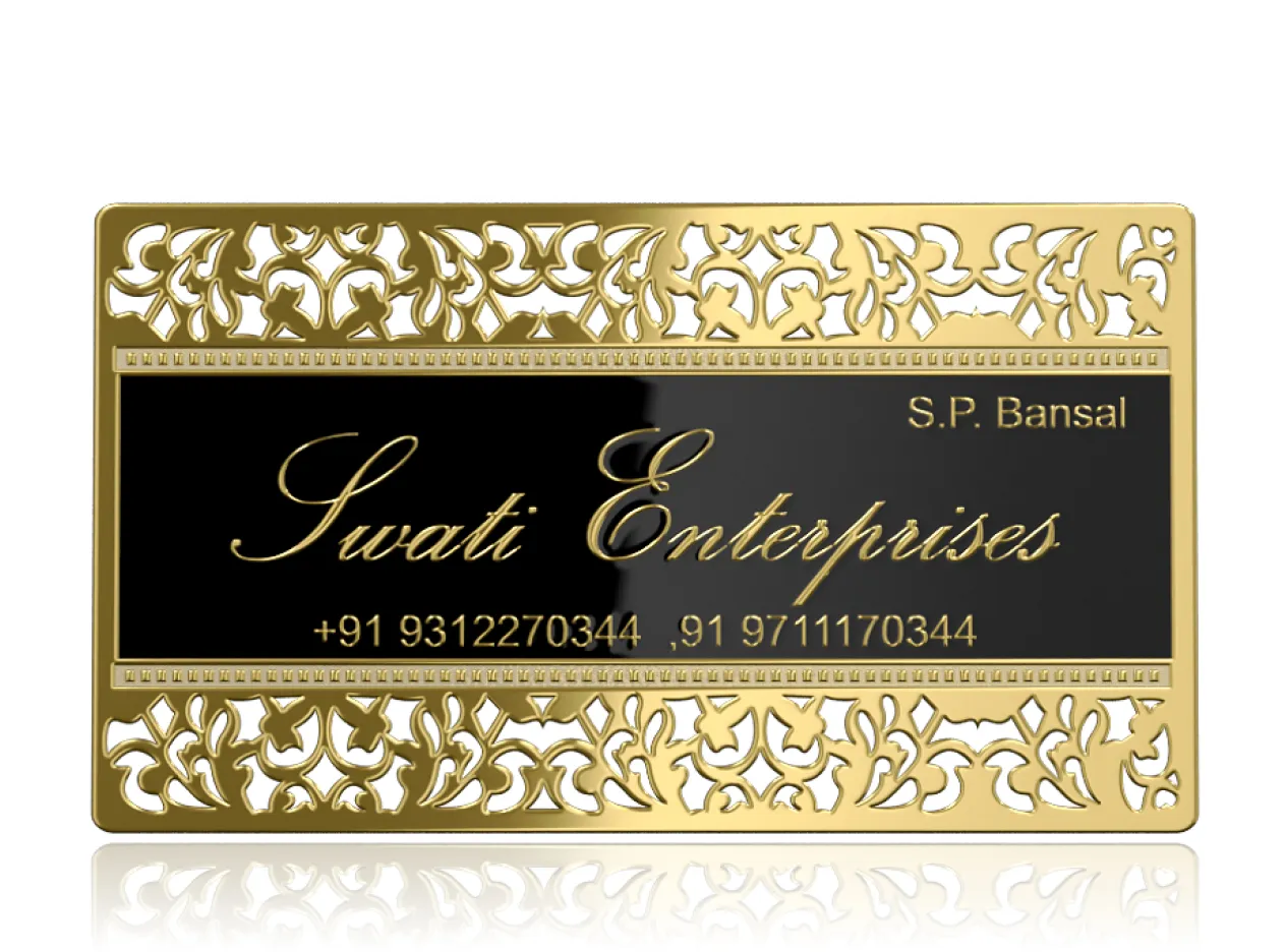 Gold Manager Business Card Gold Manager Business Card