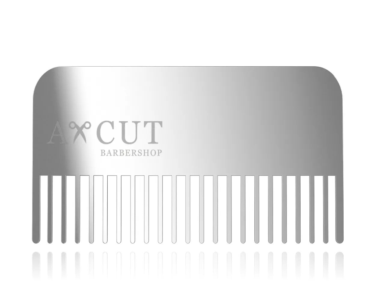 Silver Barber Business Card Silver Barber Business Card