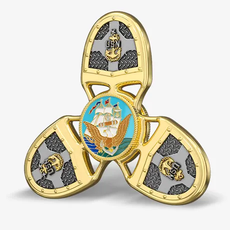 Spinner Custom Challenge Coins