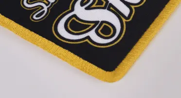 heat cut border printed patches heat cut border printed patches