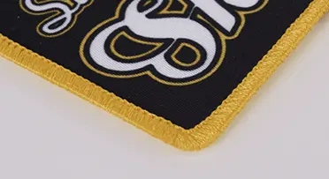 merrowed border printed patches merrowed border printed patches