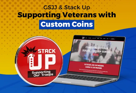 GSJJ & Stack Up Support Veterans with Custom Coins