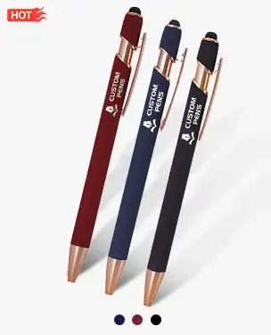 Giveaway Rose Gold Metal Stylus Custom Pens