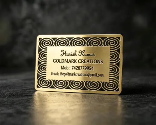 Gold Metal Business Cards Gold Metal Business Cards