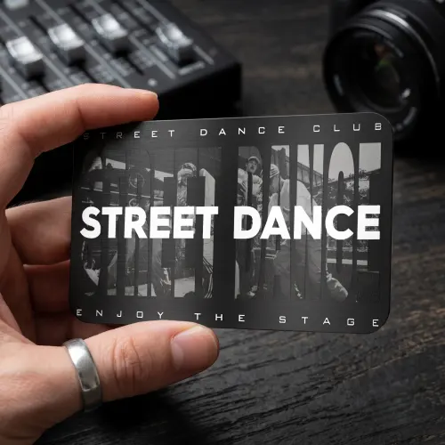 Street Dance Club Metal Cards Street Dance Club Metal Cards