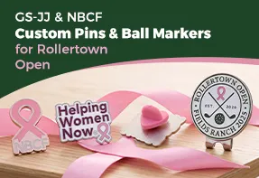 GS-JJ & NBCF Custom Pins & Ball Markers for Rollertown Open