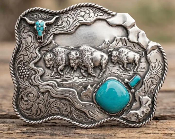 Silver Western Belt Buckles Silver Western Belt Buckles