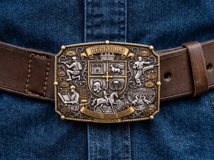 Family Crest Western Belt Buckles Family Crest Western Belt Buckles