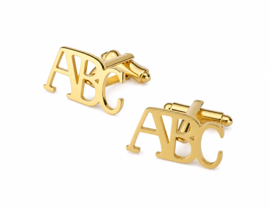 Custom Monogrammed Cufflinks Custom Monogrammed Cufflinks