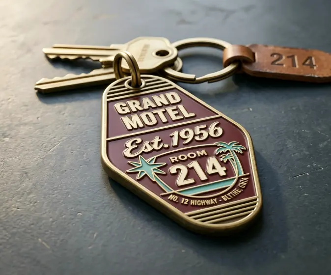 Custom Motel Keychains