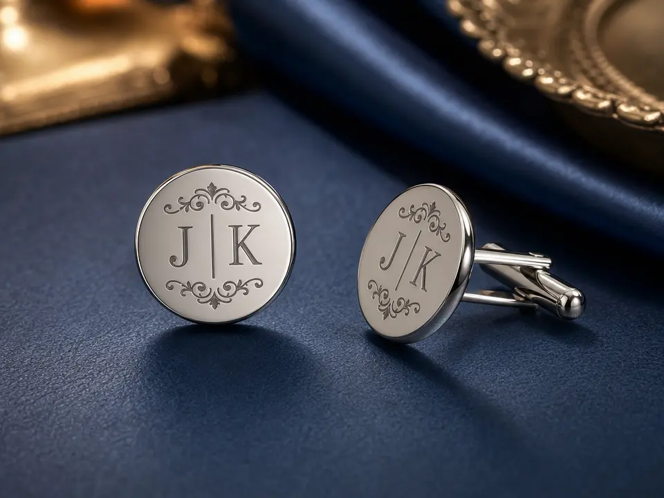  custom engraved cufflinks