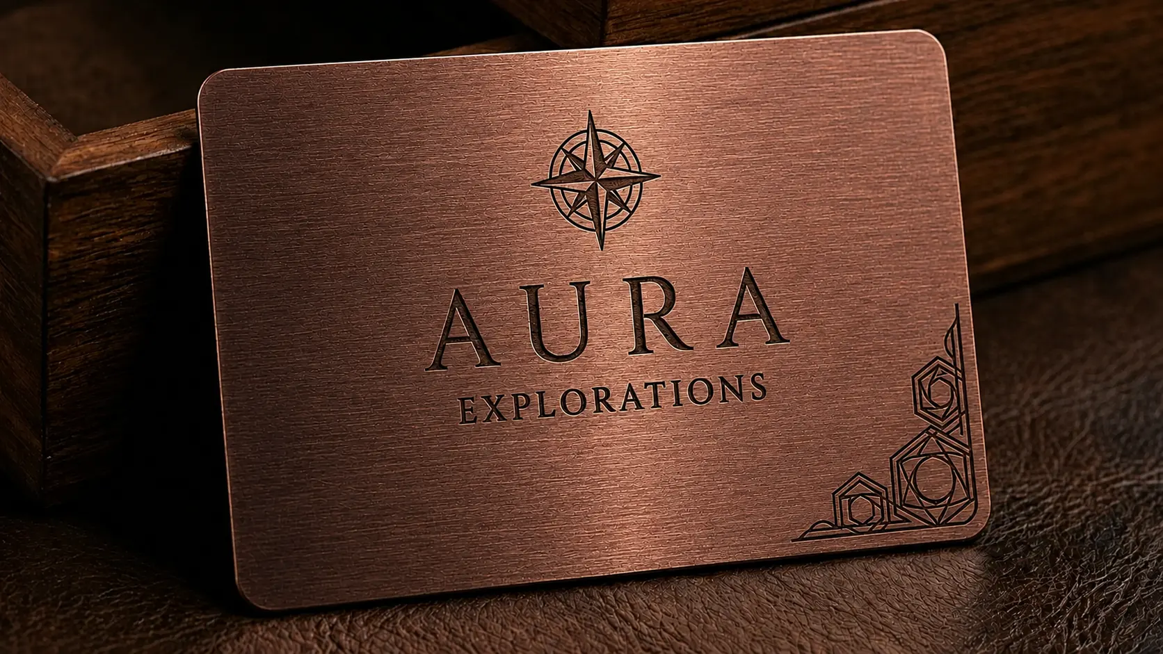 Canada Antique Copper Metal Business Cards Canada Antique Copper Metal Business Cards