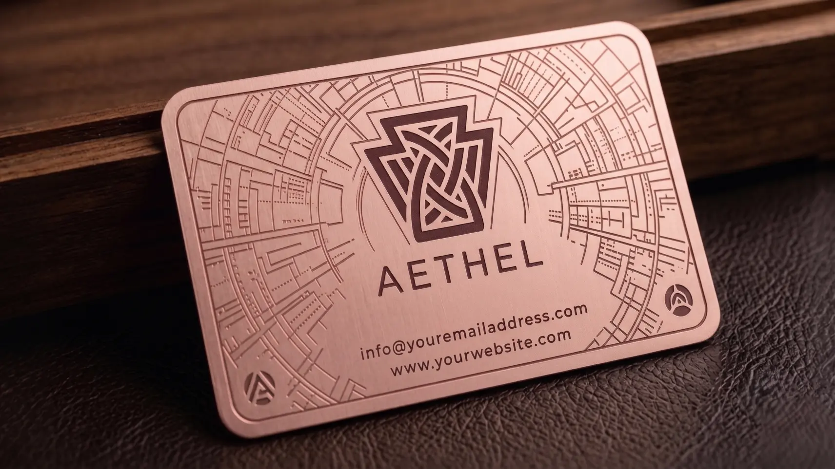 Personalized Rose Gold Business Cards Personalized Rose Gold Business Cards