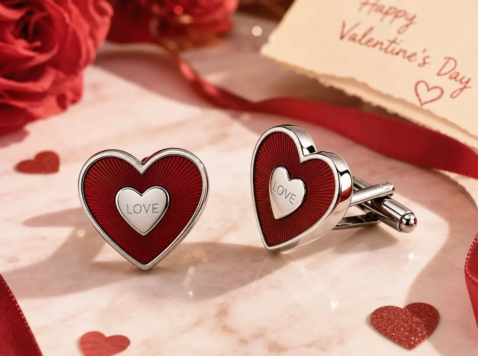Valentine’s Day Cufflinks Valentine’s Day Cufflinks