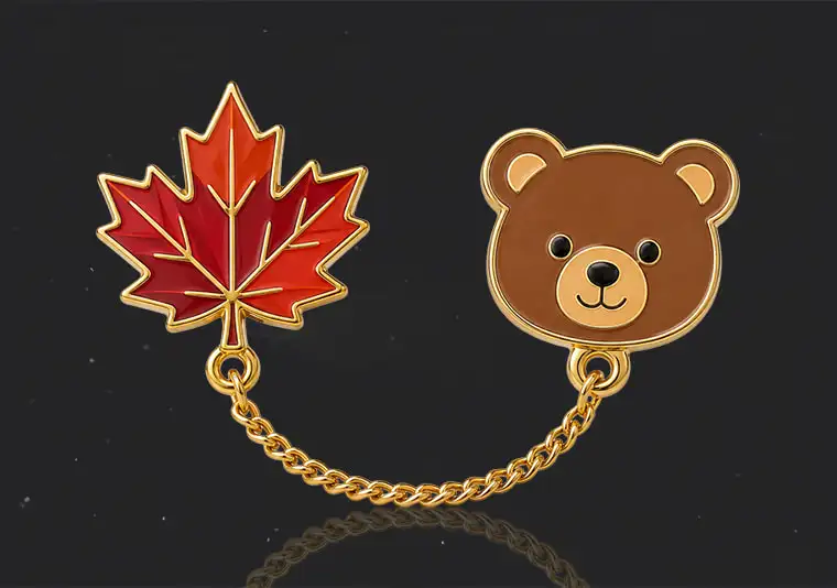Chain Hard Enamel Pins Chain Hard Enamel Pins