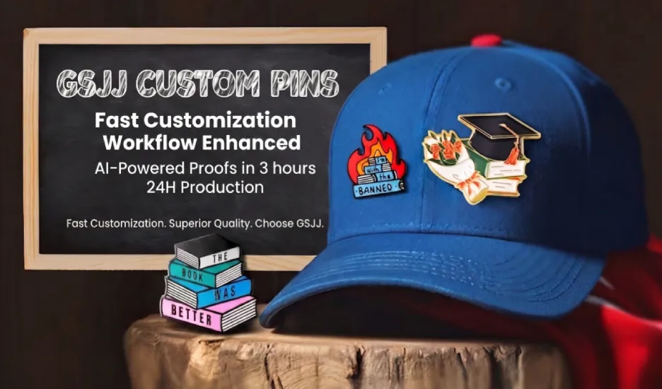 GSJJ Speeds Up Custom Pin Production with a Faster Workflow