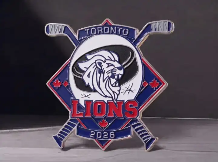 Soft Enamel Hockey Pins Soft Enamel Hockey Pins