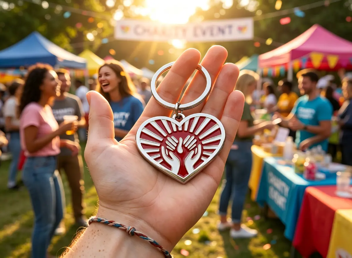 Charity Soft Enamel Keychain