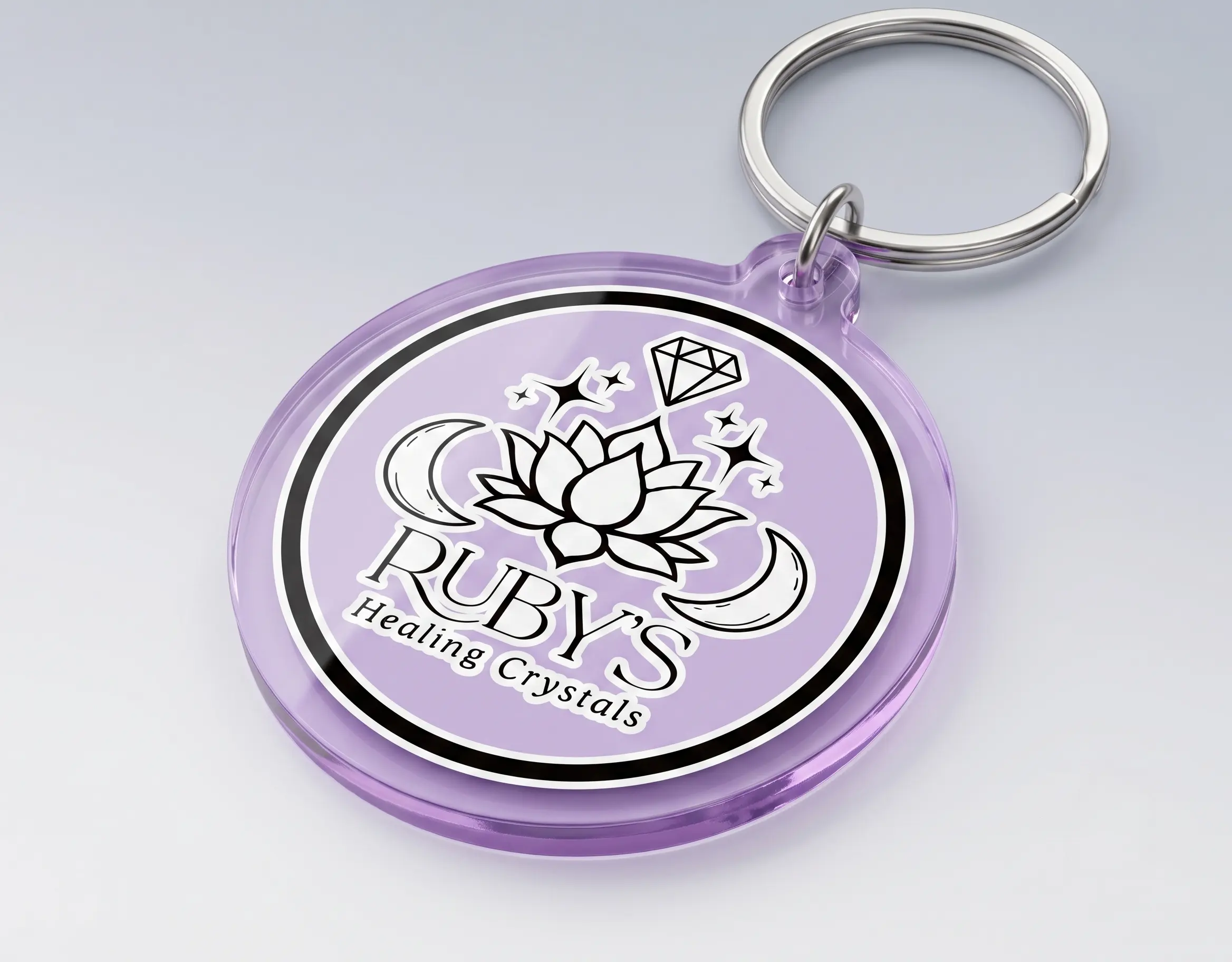 custom laser cut acrylic keychains with purple custom acrylic keychains no minimum order