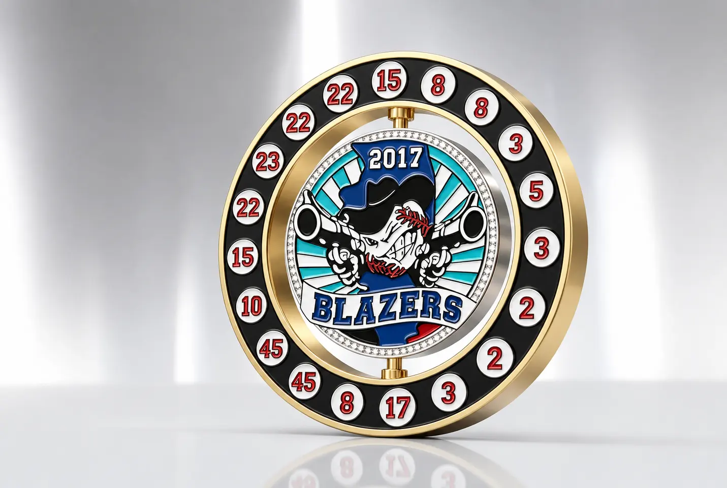 Custom Spinner Baseball Coins Custom Spinner Baseball Coins