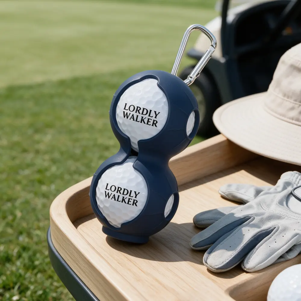 Silicone Golf Ball Holder Keyring