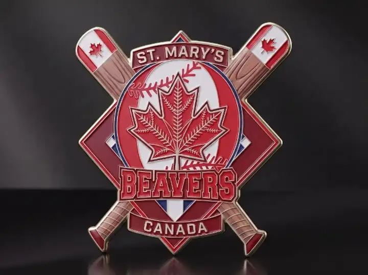Soft Enamel Baseball Pins