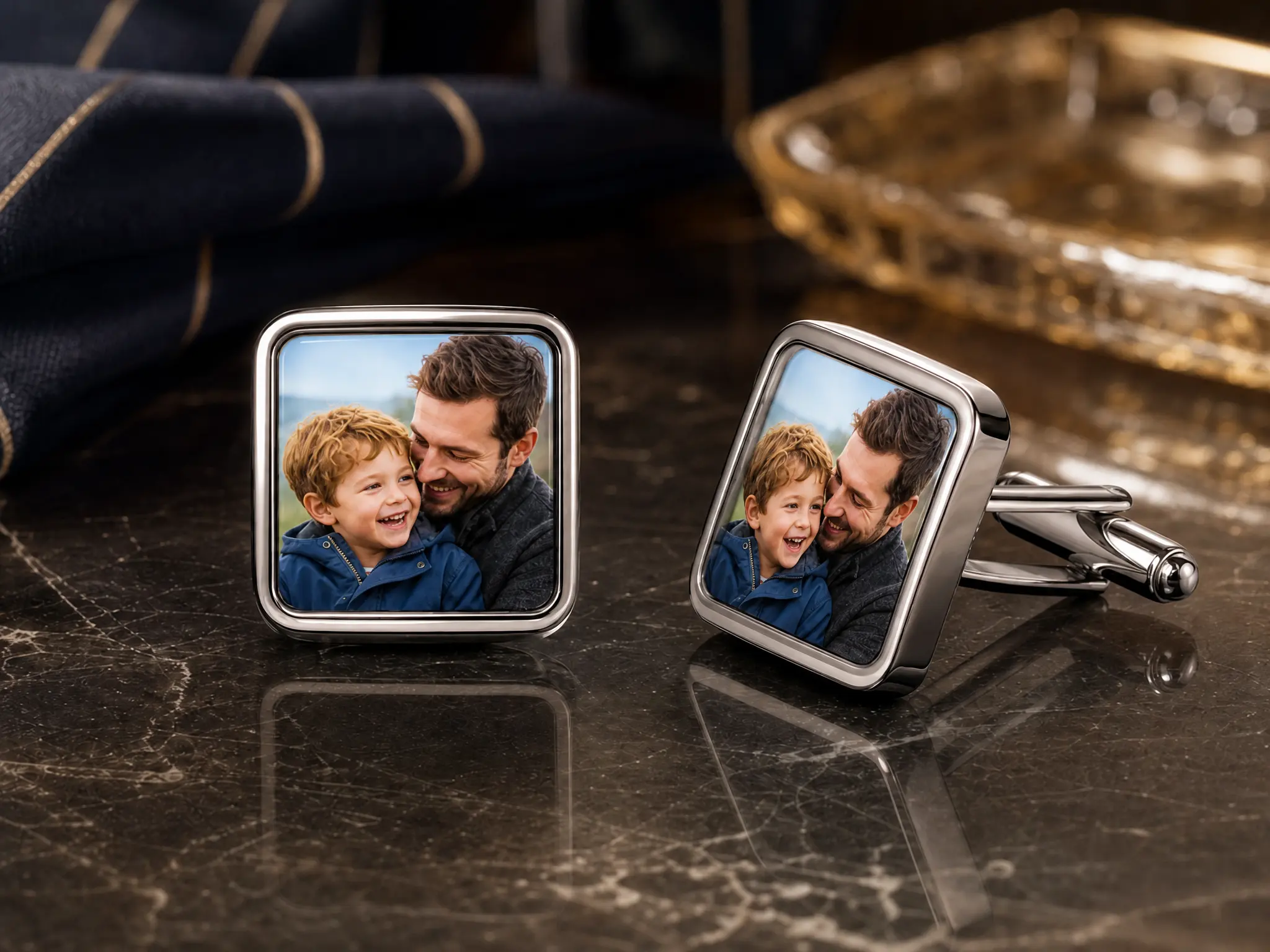 custom photo cufflinks