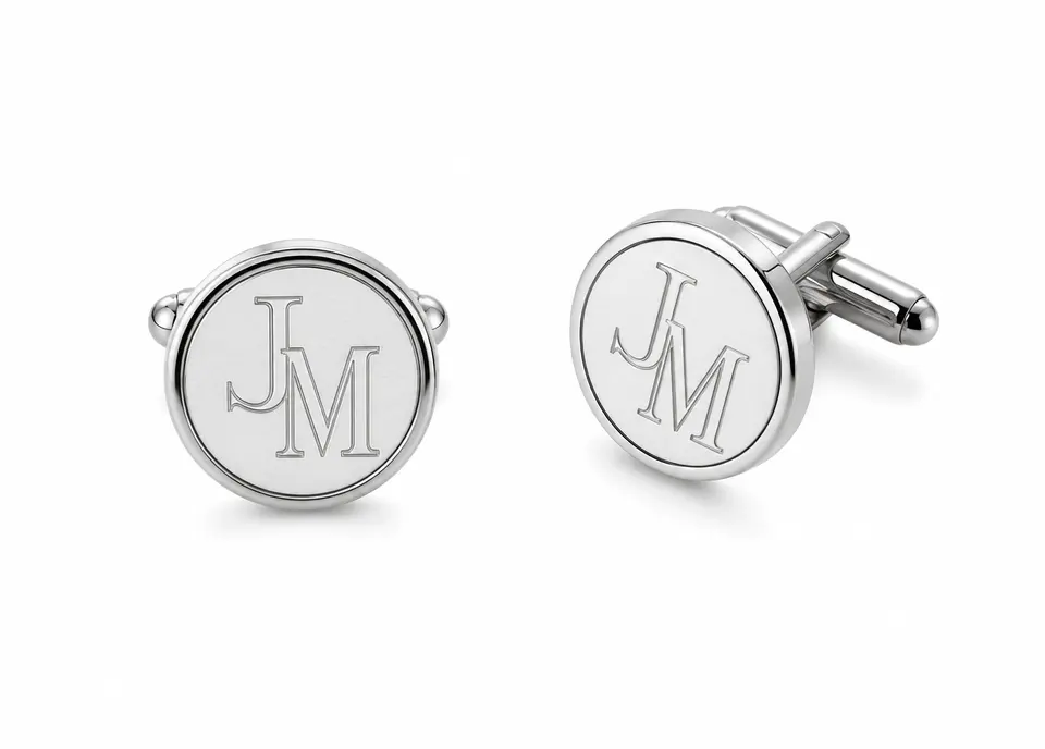 Custom Initial Cufflinks Custom Initial Cufflinks